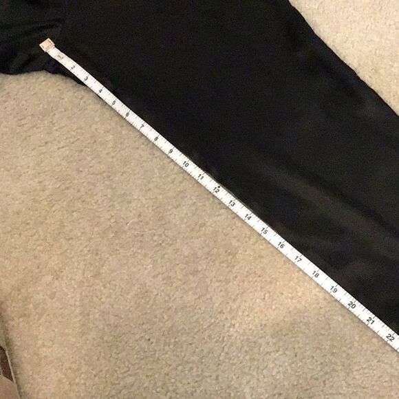 Mary Jo Bruno Neiman Marcus Pants Black Silk Loungewear Elastic Waist Size 12P - Picture 9 of 12